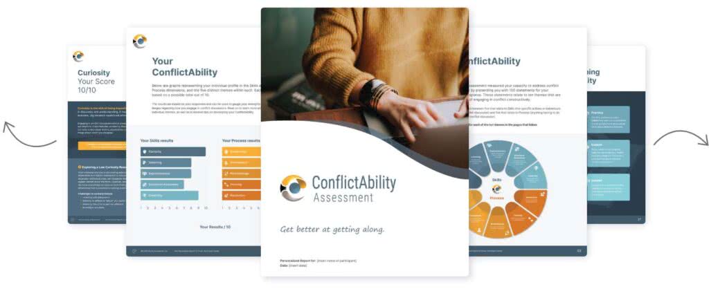 Illustration of ConflictAbility Assessment report